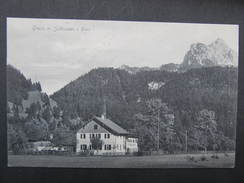 AK PINSWANG B.Reutte Gasthaus Z.Schluxen 1910  ///  D*21881 - Reutte