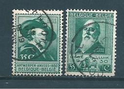 Belgique Timbres De 1930 N°299/300 Oblitéres - Oblitérés