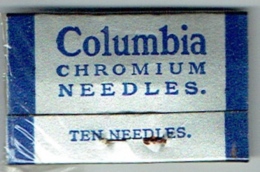 Columbia Chromium Needles. Sous Blister Jamais Ouvert. 10 Aiguilles Phonographe. - Accesorios & Cubiertas