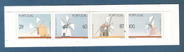 PORTOGALLO - 1989 - Emissione MULINI A VENTO - Libretto Di 4 Valori Nuovi Stl - In Ottime Condizioni. - Postzegelboekjes