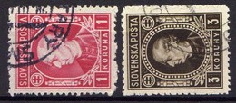 Slowakei / Slovaki, 1939, Mi 40; 42 Y A, Gestempelt [181216IV] - Nuovi