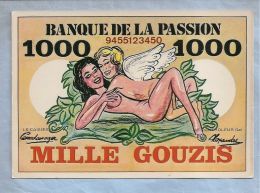 CPM Humour - Série Billets (Alexandre) - 813. Banque De La Passion - Mille Gouzis - Alexandre