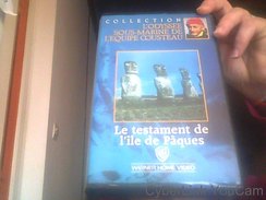 Le Testament De L'île De Pâques [VHS] Cousteau Documentaire - Autres & Non Classés