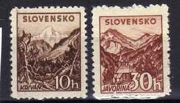 Slowakei / Slovaki, 1940, Mi 72; 75 X ** [181216IV] - Neufs