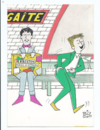 ILLUSTRATEUR BIZ - Métro Paris Station Gaîté - Humour Vintage - Représantant En Farces Et Attrapes - Andere Zeichner