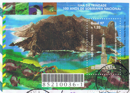 BR+ Brasilien 1997 Mi Bl. 106 - 2749 Insel Trindade - Brieven En Documenten