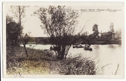 BOATING AT RIVER PARK MOOSE JAW, SASKATCHEWAN. CANADA 1946 Old Vintage Real Photo Postcard RPPC [6576] - Altri & Non Classificati