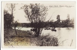 BOATING AT RIVER PARK MOOSE JAW, SASKATCHEWAN. CANADA 1946 Old Vintage Real Photo Postcard RPPC [6576] - Autres & Non Classés