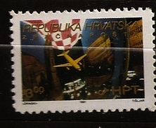Croatie Hrvatska 1991 N° PA 3 ** Liaison Aérienne, Zagreb, Pula, Cathédrale, Avion, Amphithéâtre, Gladiateur, Romains - Croacia
