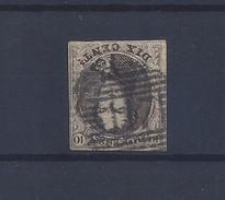 N°6 (ntz) GESTEMPELD P117 Thuin COB € 10,00 + COBA € 6,00 - Postmarks - Lines: Perceptions