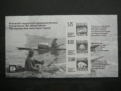 Greenland 2001 MNH # S/S - Hafnia'01. Sea Mammals. Bears. Blackprint - Unused Stamps