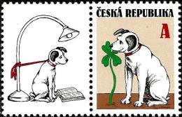 Czech Republic - 2014 - Good Luck Charm - Mint Stamp With Personalized Coupon - Unused Stamps