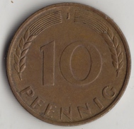 @Y@    Duitsland  10 Pfennig  1971      (4337) - 10 Pfennig