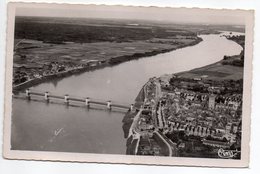 JARGEAU--Vue Aérienne Sur Le Pont De La Loire ,cpsm 14 X 9 N°2927 éd Aériennes Combier.....à Saisir - Jargeau