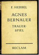 Reclam Heft  -  Trauerspiel  -  Von F. Hebbel  -  1960 - Théâtre & Scripts