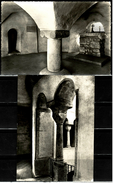 2 X Michaeliskirche Fulda  -  Innenbereich Im Detail : Romanische Arkade  -  Krypta  -  Ansichtskarten Ca.1965    (6259) - Fulda