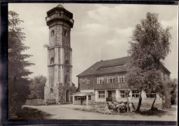 Scheibenberg - S/w Aussichtsturm Mit Berggaststätte - Scheibenberg