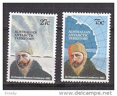 PGL AA0372 - AUSTRALIE TERR. ANTARTIQUE Yv N°53/54 ** - Nuevos