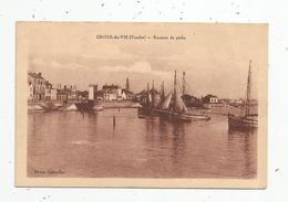 Cp , Bateaux De Pêche , 85 ,CROIX DE VIE , Retour De Pêche , Voyagée 1931 - Visvangst