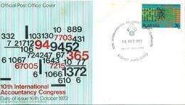 Enveloppe - Cachet  Au  Départ  De  SYDNEY  (  Australie )  à  L' Occasion  Du  Congrès  International De 1972 - Marcofilia