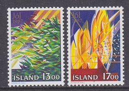 Iceland 1987 Christmas 2v ** Mnh (34186) - Nuevos