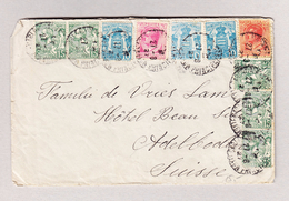 Monaco MONTE-CARLO 27.8.1927 Brief Nach Adelboden - Storia Postale