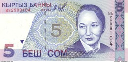 KYRGYZSTAN 5 COM (SOM) 1997 P-13 UNC [KG211a] - Kirgisistan