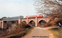 PLOURIVO - Cliché "BAZIN" D'une "Micheline" Sur Le Viaduc De FRYNAUDOUR En 1984 - Train,Chemin De Fer - Voir Description - Otros & Sin Clasificación