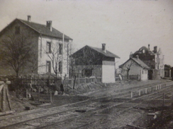 CPA  68 Haut Rhin Sentheim Vue De La Gare Bombardée - Altri & Non Classificati