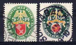 DR 1929 , 430-431, Gestempelt, Nothilfe [191216StkKV] - Used Stamps