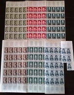 FRANCE Yvert 1108/13. Panneaux De 25 Séries Neufs Sans Charnière ** MNH - Unused Stamps