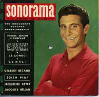 DISQUE SONORAMA : GILBERT BECAUD - PIAF - JACQUELINE BOYER - JACQUES HELIAN - N° 22 - Special Formats