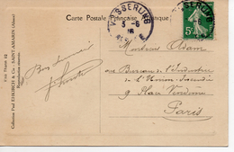 ALSACE....1916.... TIMBRES SUR LETTRE - Covers & Documents