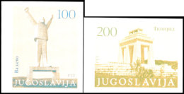 100 U. 200 Din., Revolutionsdenkmäler Ungezähnt, Postfrisch, Tadellos, Katalog: 1991/92U **100 And... - Otros & Sin Clasificación