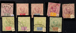 1 C. - 25 C. Freimarken Kpl. Bis Auf Billige Mi. 12, Tadellos, Gestempelt, Katalog: 8/17 O1 C. - 25 C. Postal... - Otros & Sin Clasificación