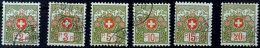 Kompletter Gestempelter Satz Ohne Aufdrucke, Tadellos, Mi. 350,--, Katalog: 2/7 II OComplete Cancelled Set... - Franquicia