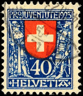 40 C. Pro Juventute 1923, Tadellos Gestempelt, Mi. 65.-, Katalog: 188 O40 C. Pro Juventute 1923, Neat... - Autres & Non Classés