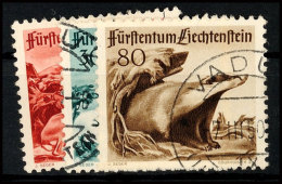 20 Rp. Bis 80 Rp. Jagd, Tadellos Gestempelt, Mi. 80.-, Katalog: 285/87 O20 Rp. Till 80 Rp. Chase, Neat... - Autres & Non Classés