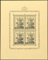 10 Fr. Luzius, Kleinbogen Postfrisch, Mi. 300,-, Katalog: 247Klbg **10 Fr. Luzius, Sheetlet Mint Never Hinged,... - Otros & Sin Clasificación