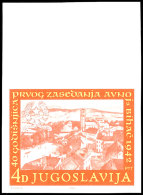 4 Din. Avnoj Ungezähnt Vom Oberrand, Postfrisch, Tadellos, Katalog: 1956U **4 Din. Avnoj Unperforated From... - Otros & Sin Clasificación