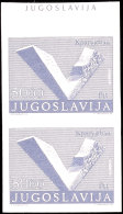 50 Din. Freimarken Ungezähnt, Senkr. Paar Vom Oberrand, Postfrisch, Tadellos, Katalog: 1545IIu **50 Din.... - Otros & Sin Clasificación