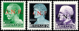 5 C. - 50 L. Freimarken Mit G.N.R.-Aufdruck, Postfrisch, Mi. 3660,-, Katalog: 1/20 **5 C. - 50 L. Postal Stamps... - Otros & Sin Clasificación