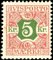 1907, Verr.marken 1-9 X Ohne Nr. 7 Und 10 Kpl. In Seltener Postfrischer Erhaltung, Facit 11.000,-- Kr. (ca.... - Autres & Non Classés