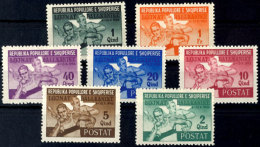 Tadellos Postfrischer Satz, Mi. 120,--, Katalog: 408/14 **In Perfect Condition Unhinged Mint Set, Michel... - Albanië