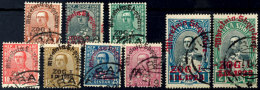 Komplette Tadellos Gestempelte Aufdruckserie, Mi. 220,--, Katalog: 179/87 OComplete In Perfect Condition... - Albania