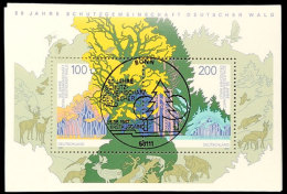 1997, Block-Ausgabe "Schutzgemeinschaft Deutscher Wald", 50 Stück Mit ESST BONN, Mi. 210.-, Katalog: Bl.38(50)... - Otros & Sin Clasificación