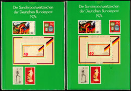 1974, Jahrbuch Der Dt. Bundespost Inkl. Schutzhülle, Gute Erhaltung, Die Erste Auflage Sowie Die Seltene... - Autres & Non Classés