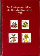 Jahrbuch 1981 Im Umschlag, Postpreis 67 DM  Year Book 1981 In The Cover, Post Price 67 DM - Otros & Sin Clasificación