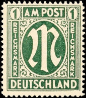 1 RM, Thebe-Fälschung, Postfrisch, Geprüft Schlegel A. BPP, Katalog: 35Fä **1 RM, Thebe Forgery,... - Autres & Non Classés