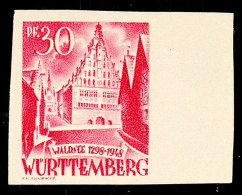 30 Pfg Freimarkenausgabe, Ungezähnt, Tadellos Postfrisch, Mi. 75.-, Katalog: 23U **30 Pfg Postage Stamps... - Andere & Zonder Classificatie